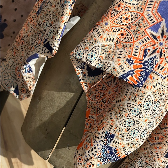 Ark & Co. Women's Multicolor Patterned Jacket (Belt included) - Picture 7 of 10